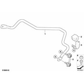 BMW Suspension Stabilizer Bar - Genuine BMW 33503413000
