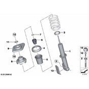 MINI Suspension Shock Absorber Dust Cover (Stone Chip Guard) - Genuine MINI 33506851235