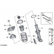 MINI Shock Absorber - Genuine MINI 33506858043