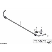 BMW Suspension Stabilizer Bar - Genuine BMW 33506859894