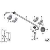 BMW Suspension Stabilizer Bar - Genuine BMW 33506861456
