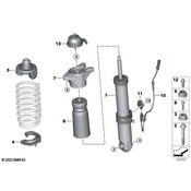 BMW Shock Mount - Genuine BMW 33508098635