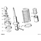 BMW Spring Pad - Genuine BMW 33521124591