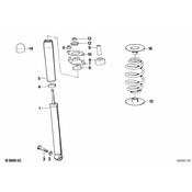BMW Shock Absorber - Genuine BMW 33521133564