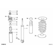 BMW Shock Absorber (E36) - Genuine BMW 33522227488