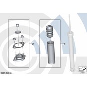 BMW Suspension Shock Mount (Value Line) - Genuine BMW 33522241454