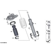 BMW Strut Assembly - Genuine BMW 33526852231