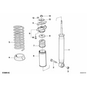 BMW Coil Spring - Genuine BMW 33532227719