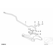 BMW Suspension Stabilizer Bar - Genuine BMW 33551096758