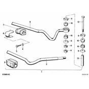 BMW Bracket Rear - Genuine BMW 33551114510
