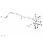 BMW Suspension Stabilizer Bar - Genuine BMW 33552228367