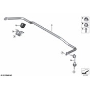 BMW Suspension Stabilizer Bar - Genuine BMW 33556858954