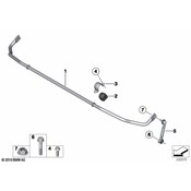 BMW Suspension Stabilizer Bar Link Kit - Genuine BMW 33556885927