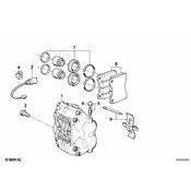 BMW Brake Caliper - Genuine BMW 34112225002