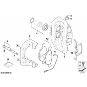 BMW Brake Caliper - Genuine BMW 34112283161