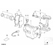 BMW Disc Brake Caliper Repair Kit - Genuine BMW 34116750740