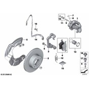 BMW Disc Brake Caliper Piston Seal Front (128i) - Genuine BMW 34116766683