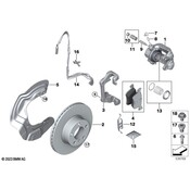 BMW Disc Brake Caliper - Genuine BMW 34116769091