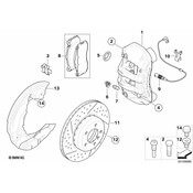 BMW Performance Brake Caliper - Genuine BMW 34116786742