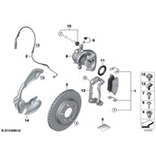 BMW Brake Caliper - Genuine BMW 34116860270