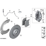 BMW Brake Caliper - Genuine BMW 34116868231