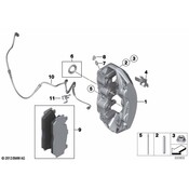 BMW Brake Caliper - Genuine BMW 34117852119