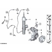 BMW Holder Abs-Bva-Vdc Lead Left - Genuine BMW 34206784611