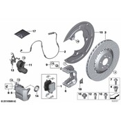 BMW Disc Brake Caliper Bracket - Genuine BMW 34206898598