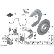 BMW Brake Dust Shield - Genuine BMW 34208093732
