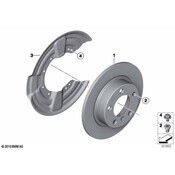 MINI Brake Dust Shield - Genuine MINI 34209805960