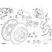 BMW Brake Caliper - Genuine BMW 34211160330