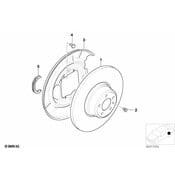 BMW Protection Plate Right - Genuine BMW 34211162776