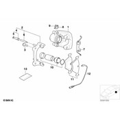BMW Disc Brake Caliper Repair Kit - Genuine BMW 34216750741