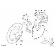 Mini Brake Caliper - Genuine Mini 34216757247