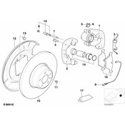 BMW Brake Disc - Genuine BMW 34216767062