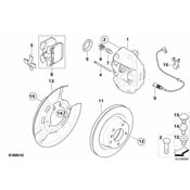 BMW Performance Brake Caliper - Genuine BMW 34216786743