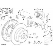 BMW Disc Brake Rotor - Genuine BMW 34216864051