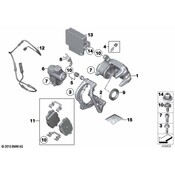 BMW Disc Brake Caliper Bracket Rear Left (M5 M6) - Genuine BMW 34217845817