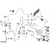 BMW Brake Hose - Genuine BMW 34306799424