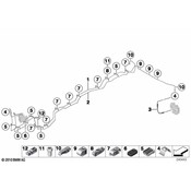 BMW Brake Hydraulic Hose - Genuine BMW 34306887447