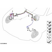 BMW Brake Hydraulic Hose - Genuine BMW 34307852972
