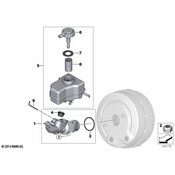 BMW Brake Master Cylinder - Genuine BMW 34312283533