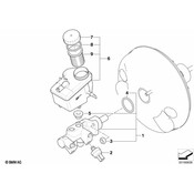 BMW Brake Master Cylinder - Genuine BMW 34316750643