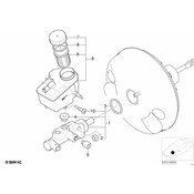 BMW Brake Master Cylinder - Genuine BMW 34316757839