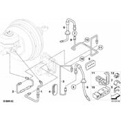 BMW Pipeline With Pressure Hose - Genuine BMW 34323332315