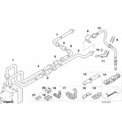 BMW Pipe (M10-M121842mm) - Genuine BMW 34326754853