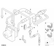 BMW Pipe (M10-M12600mm) - Genuine BMW 34326754938