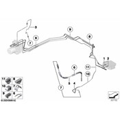 BMW Pipeline With Pressure Hose - Genuine BMW 34326787559