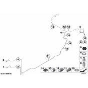 BMW Brake Hose - Genuine BMW 34326789263