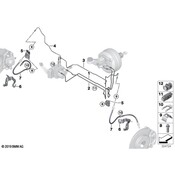 BMW Pipe -Dsc Hydraulic Unit- (M12M10) - Genuine BMW 34326799547